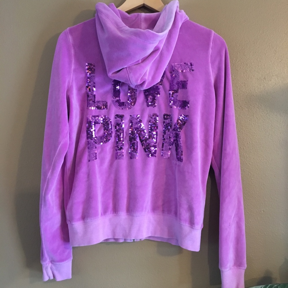 VS PINK ZIP UP